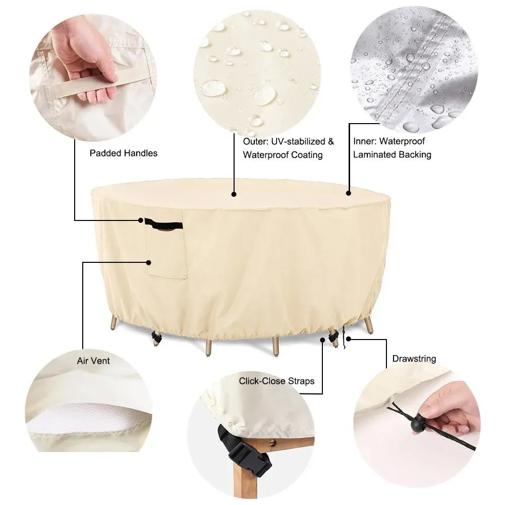 420d Garden Furniture Chair Set Dust Covers Waterproof Oxford Wicker Sofa Protection Patio Rain Snow Covers