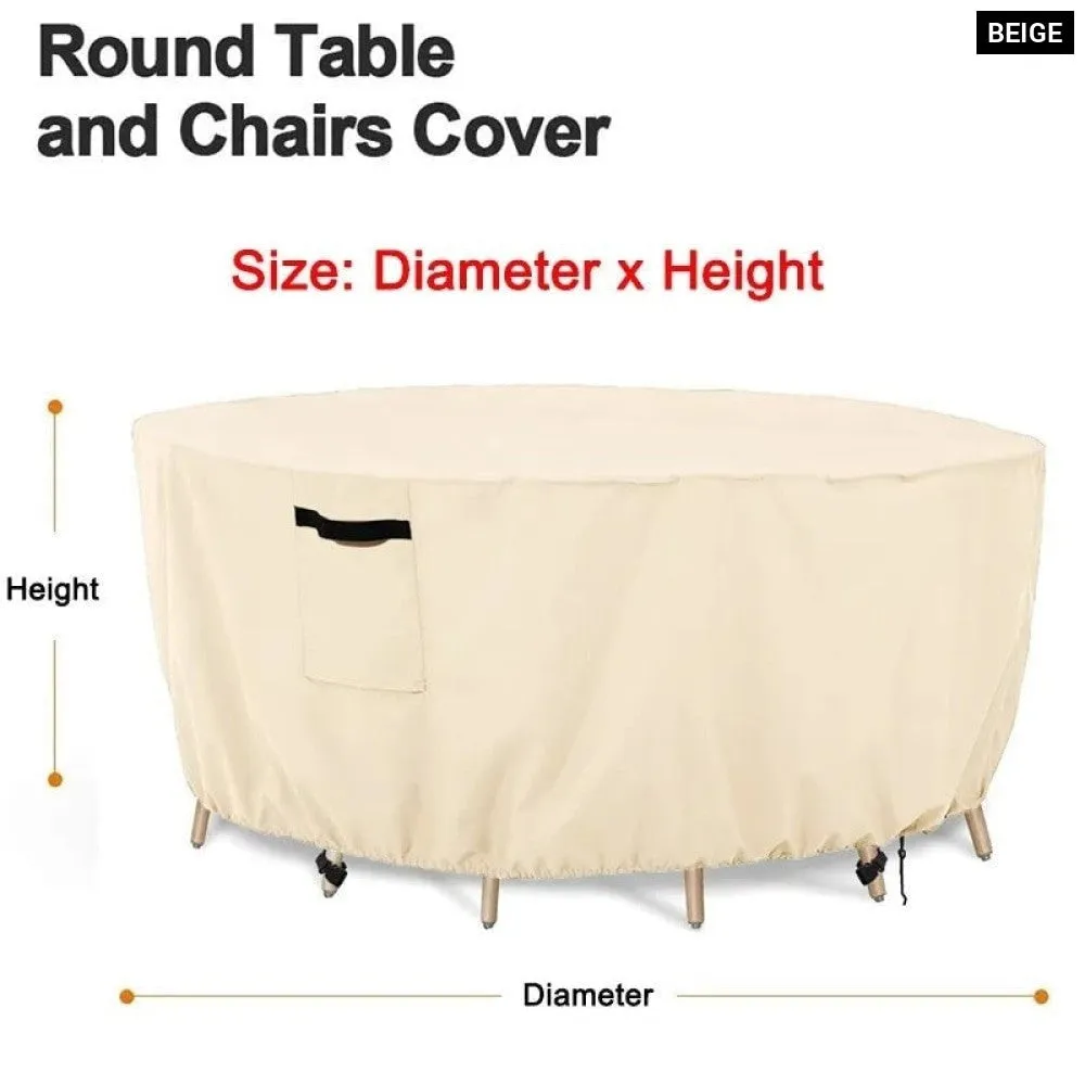 420d Garden Furniture Chair Set Dust Covers Waterproof Oxford Wicker Sofa Protection Patio Rain Snow Covers