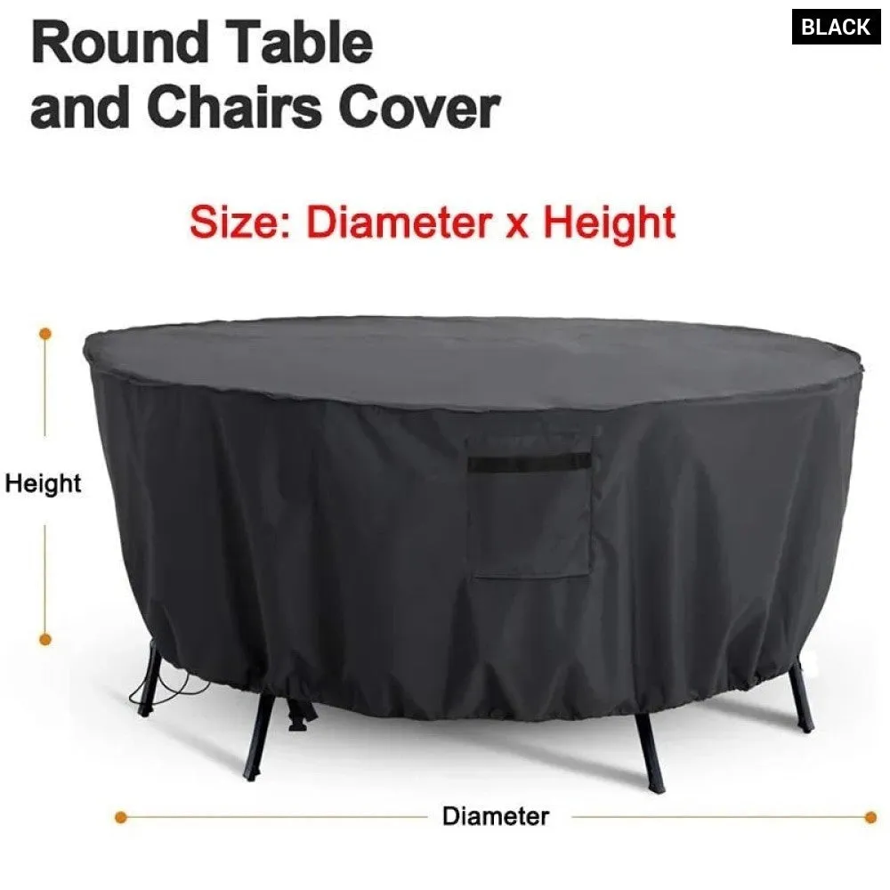 420d Garden Furniture Chair Set Dust Covers Waterproof Oxford Wicker Sofa Protection Patio Rain Snow Covers