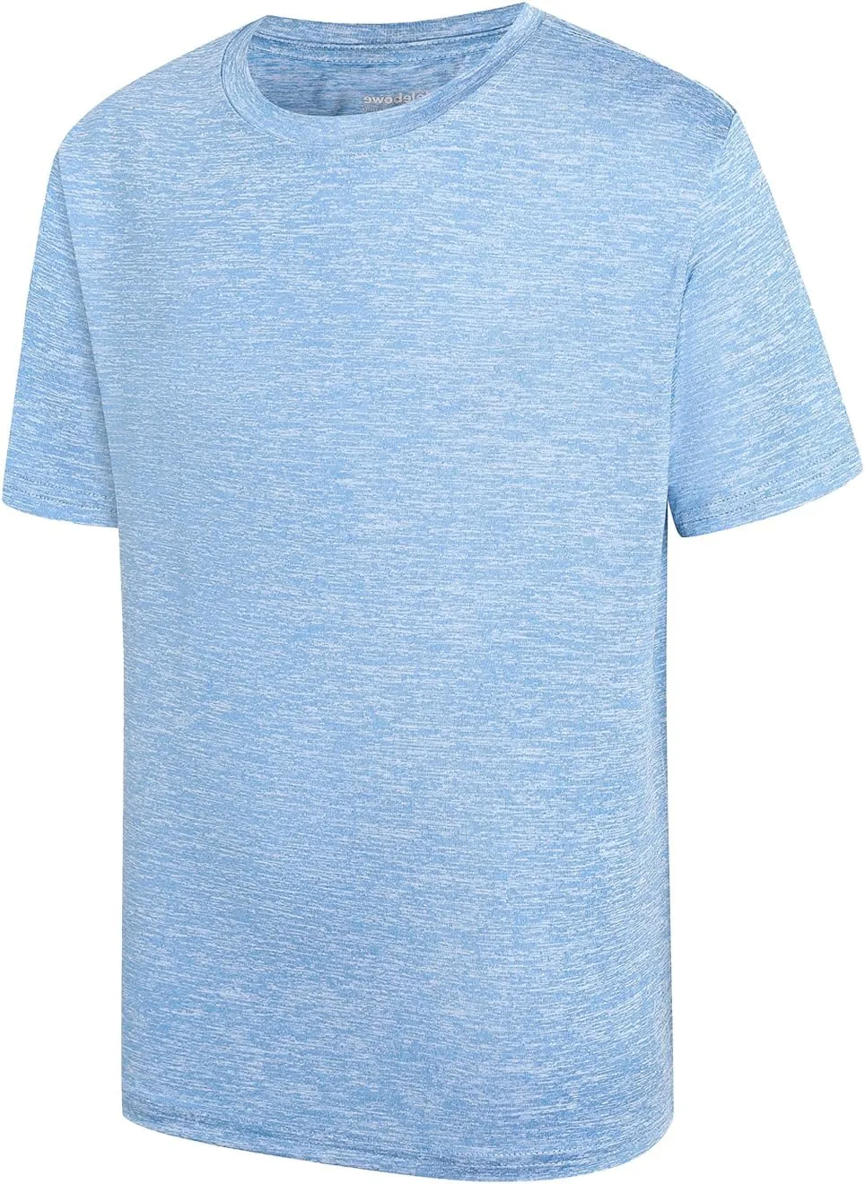 5 Pack Boys Athletic T-Shirt Kids Performance Quick Dry Short Sleeve for Youth