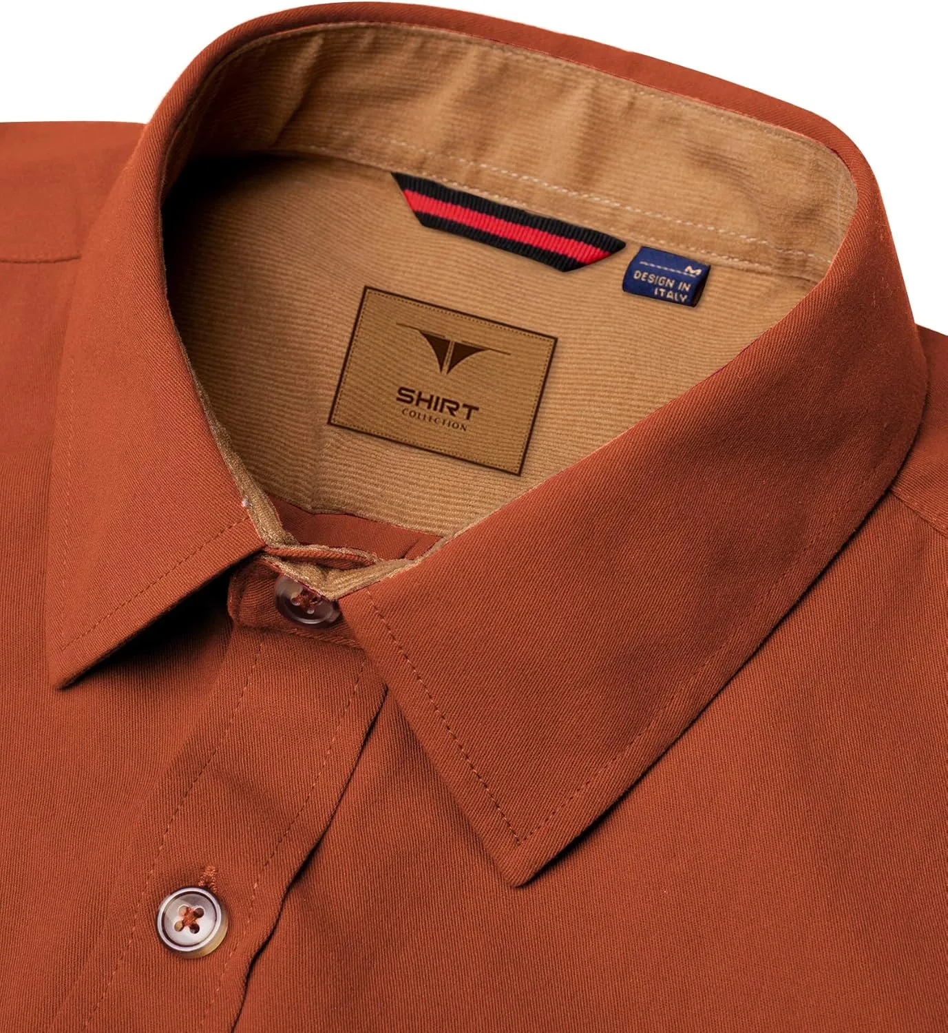 Alimens & Gentle Men's Long Sleeve Work Shirt Regular Fit Casual Winter Button Down Shirt