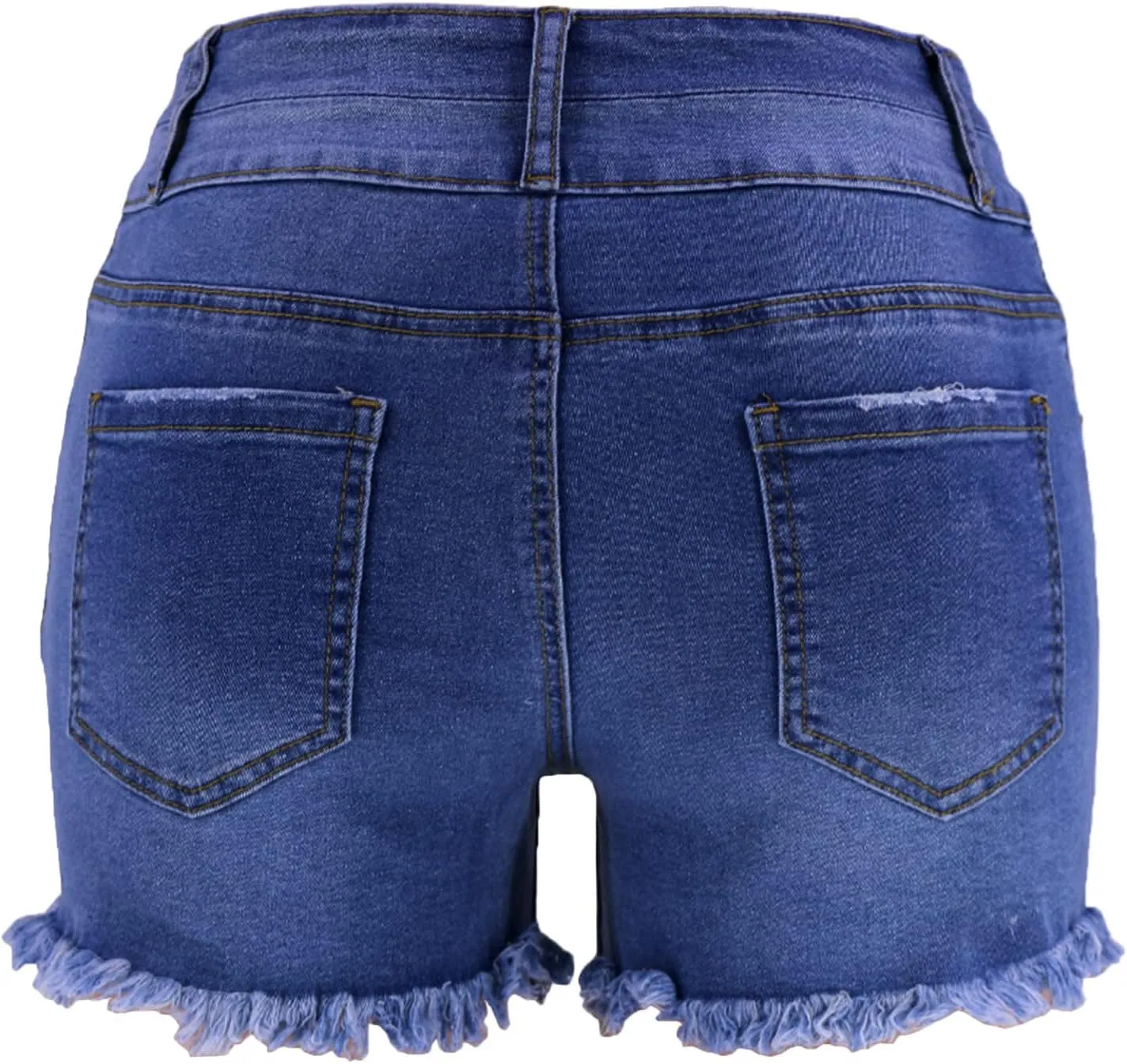 Atditama Women's Summer Ripped Jean Shorts Stretch Skinny Frayed Denim Shorts Beach Casual Women Shorts