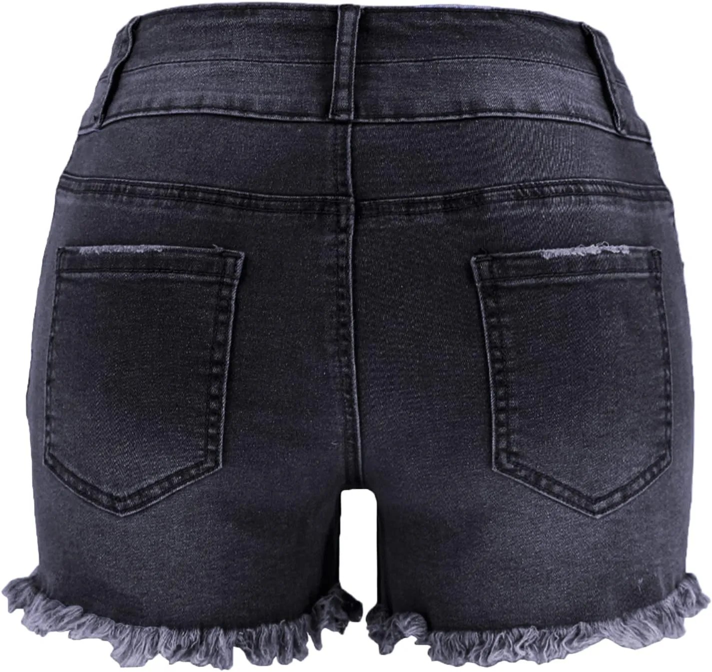 Atditama Women's Summer Ripped Jean Shorts Stretch Skinny Frayed Denim Shorts Beach Casual Women Shorts