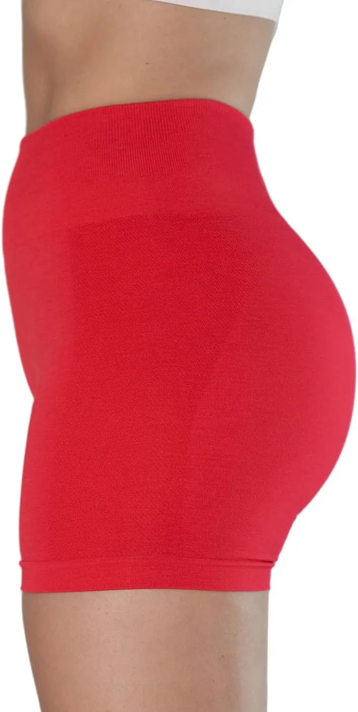 AUROLA Intensify V2.0 Women's Workout Shorts Athletic Running Shorts, Seamless High Waist Sport Gym Yoga Shorts
