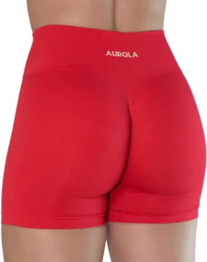 AUROLA Intensify V2.0 Women's Workout Shorts Athletic Running Shorts, Seamless High Waist Sport Gym Yoga Shorts
