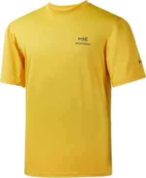 BASSDASH Mens UPF 50  Sun Protection Fishing Shirt Short Sleeve UV T-Shirt