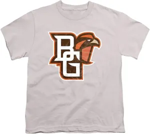 Bowling Green State University Official Distressed Primary Youth Kids Boy/Girls T Shirt