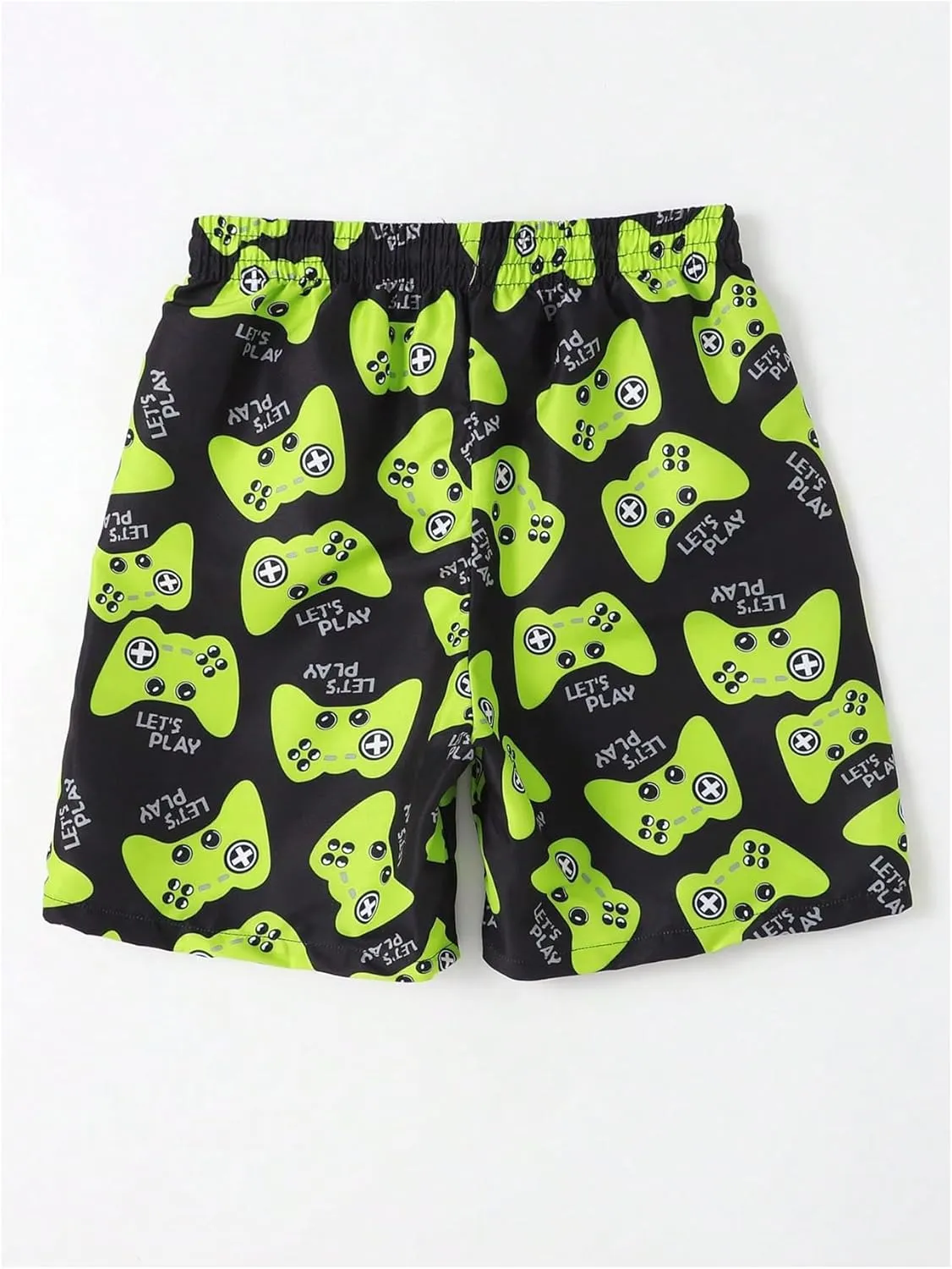 Boy's Y2k Striped Graphic Shorts Drippy Track Shorts Streetwear Athletic