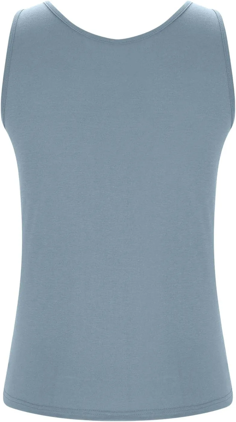 Camisole Tops for Women Built in Bra Plus Size Tank Tops Padded Sleeveless Top Summer 2025 Vacation Tank Top