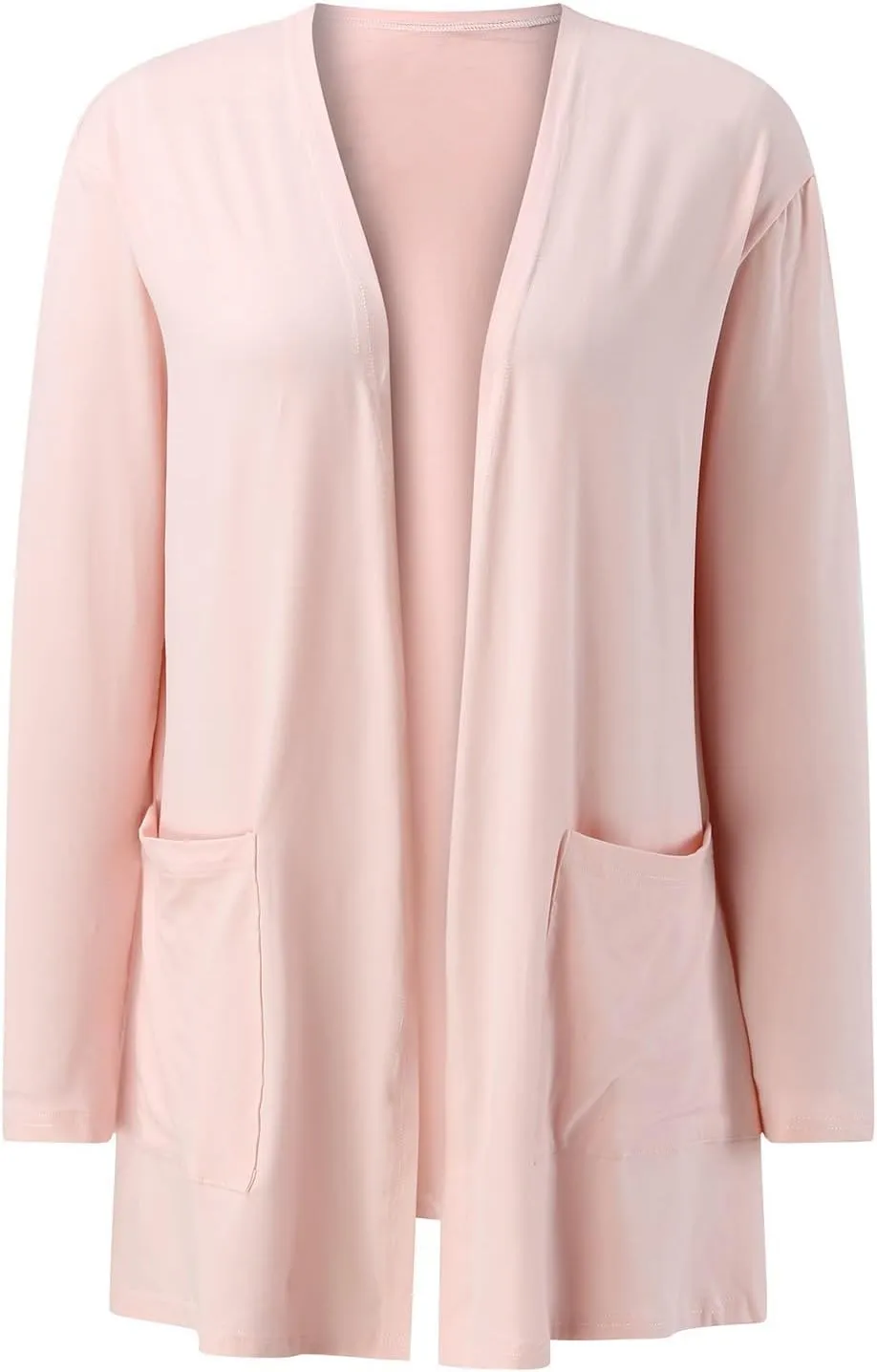 Cardigans for Women 2024,Lightweight Open Front Cardigan Shirts Trendy Dressy Blouses Casual Long Sleeve Pocket
