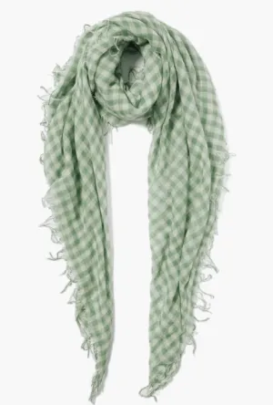 Cashmere and Silk Scarf / English Ivy
