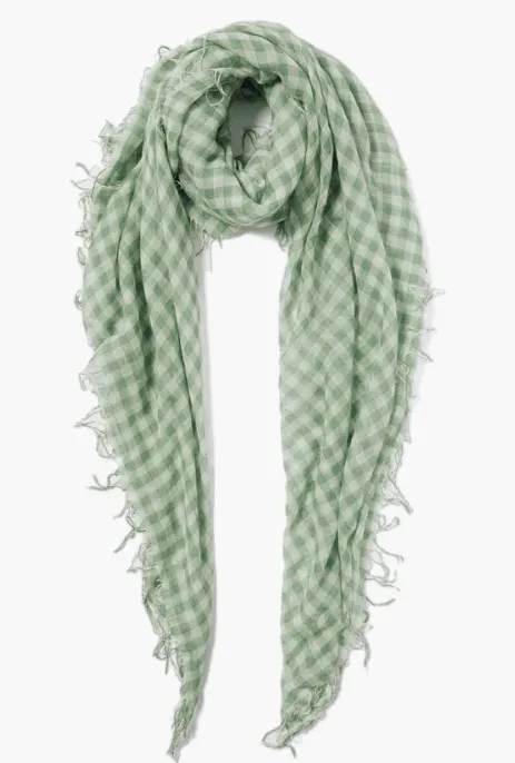 Cashmere and Silk Scarf / English Ivy