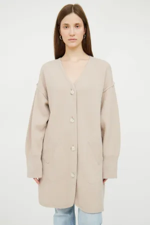 Cashmere Blend Long Cardigan