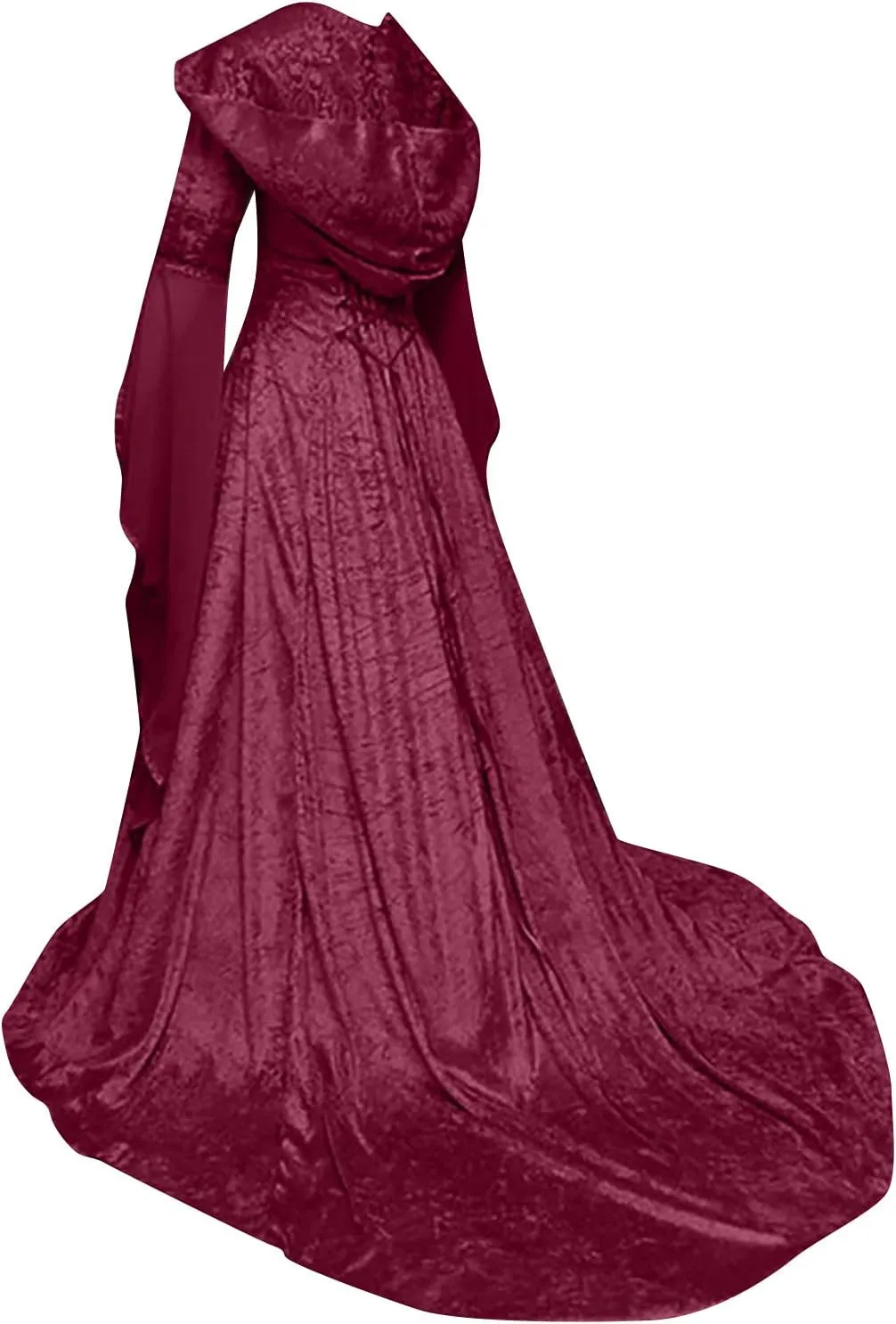 Cbcbtwo Renaissance Dress Women Medieval Costume Plus Size Gothic Cloak Fairy Dress Floor Length Victorian Ball Gown Costume