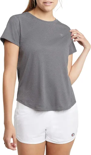 Champion Women'S Tshirt, Classic Sport, Moisture-Wicking Tshirt Athletic Top For Women Plus Size Available