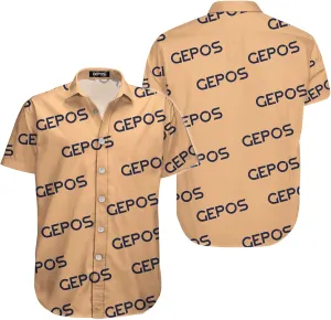 Chicken Print Hawaiian Shirt, Tropical Rooster Casual Button Shirt, Summer Gifts, Birthday Gifts