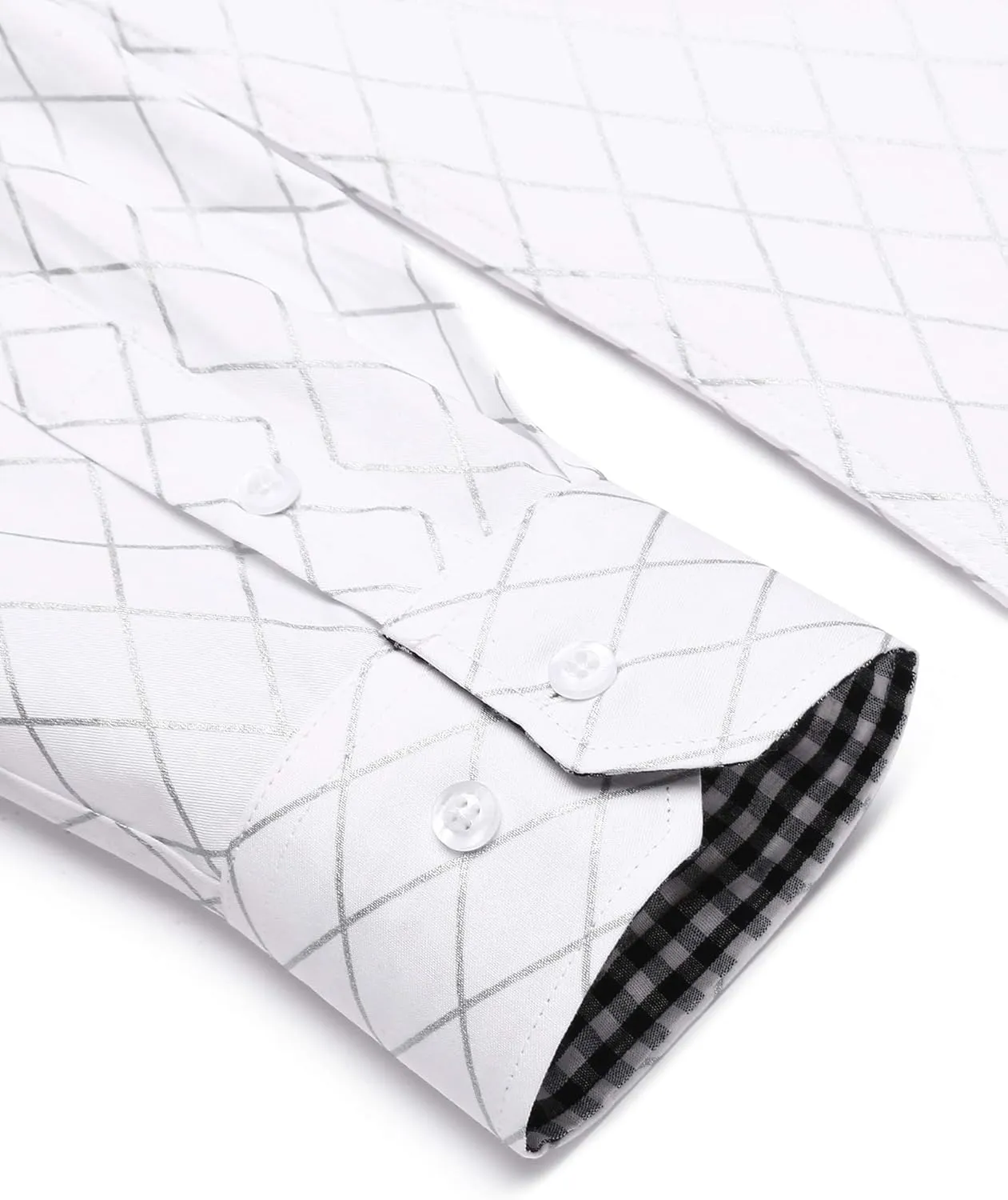 COOFANDY Men's Business Dress Shirt Long Sleeve Slim Fit Casual Button Down Shirt