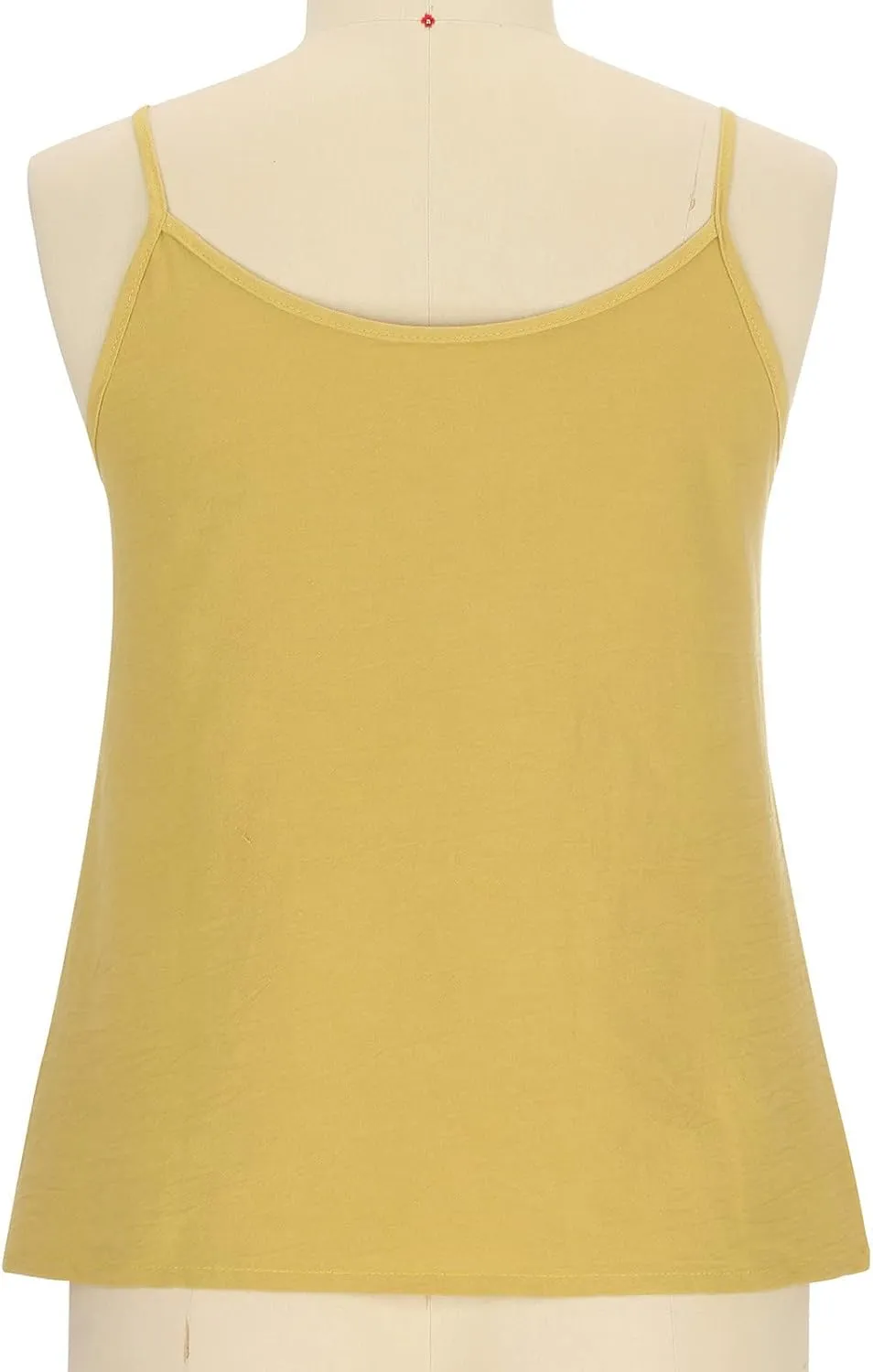 Cotton Linen Camisole Tops for Women Summer Lightweight Spaghetti Strap Tank Top Boat Neck Sleeveless Cami Shirts