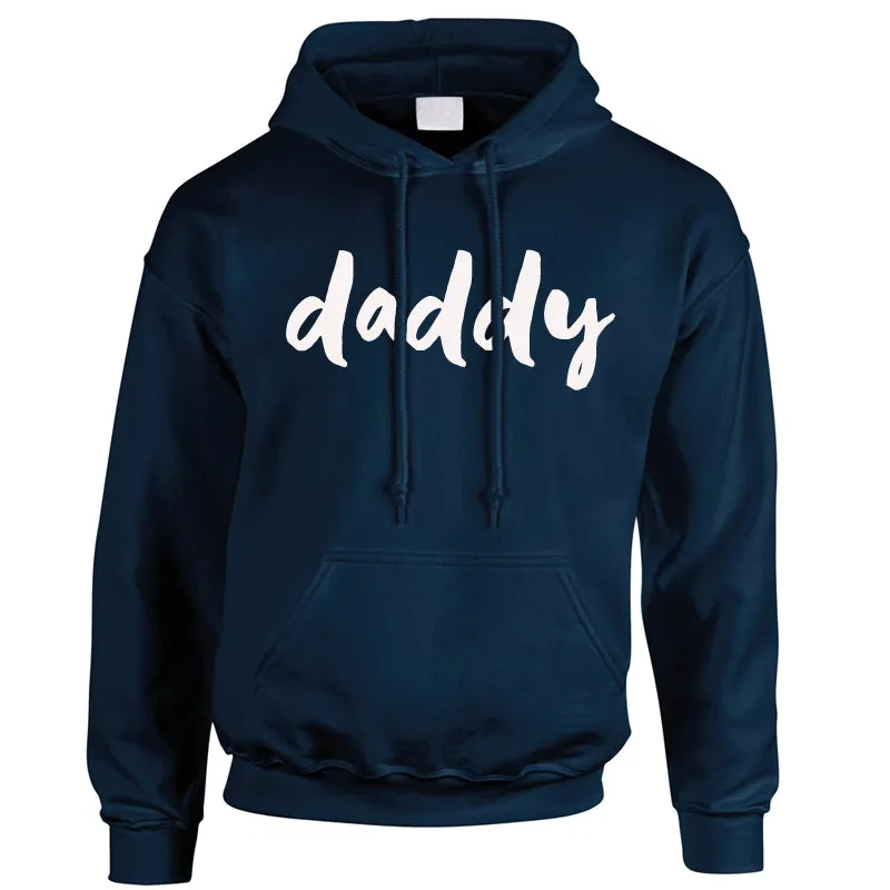 Daddy & Daddy's Mini Matching Navy Hoodies (MRK X)