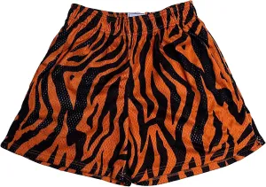 DIOTSR Mens Graphic Shorts Cool Streetwear Flat Front Shorts Workout Gym Athletic Shorts with Pockets