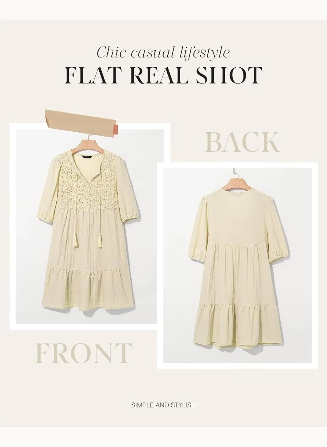 Dokotoo Womens Dresses Summer V Neck Drawstring Embroidered Half Sleeve Mini Dress Boho Dresses for Women 2025 Sundresses