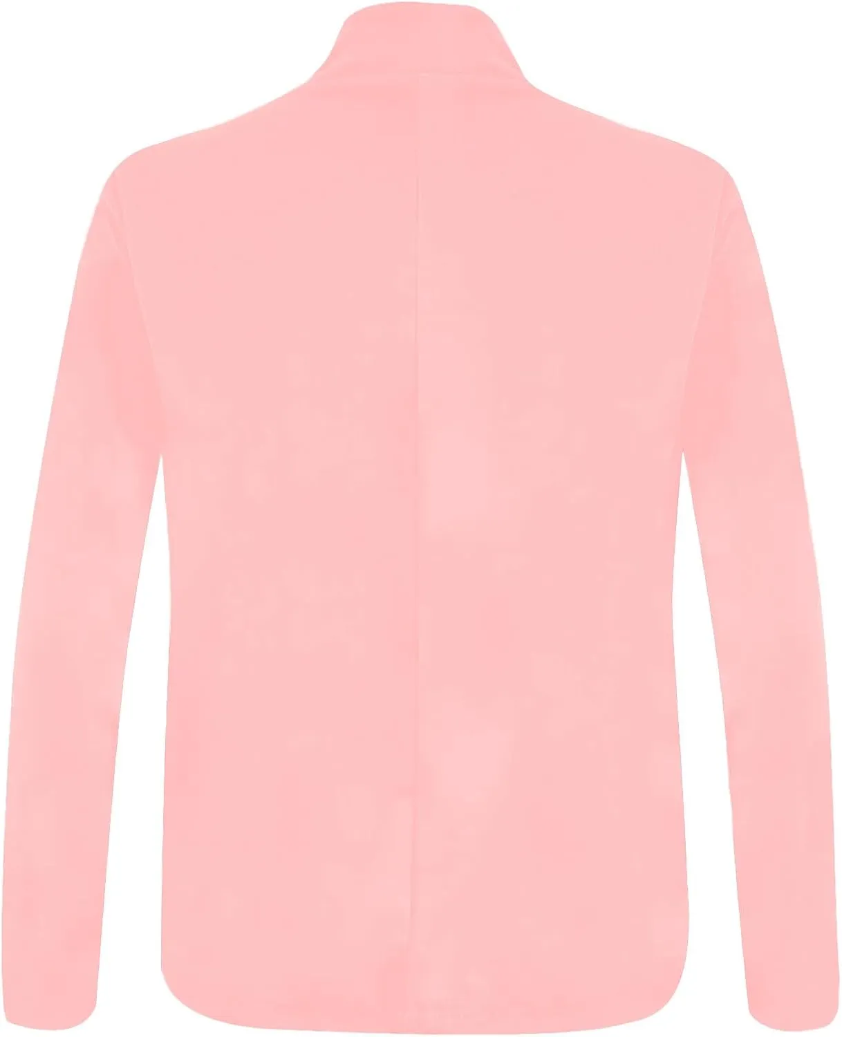 Dressy Open Front Blazer Jackets Notched Collar Long Sleeve Open Front Work Office Business Blazers with Pockets