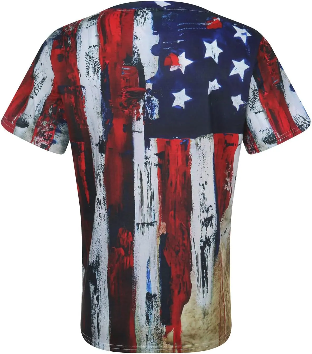 DuDubaby Mens Compression Shirt Men's Street Skull Muscle Short Sleeve Print Personality Fashion Fashion T Shirt