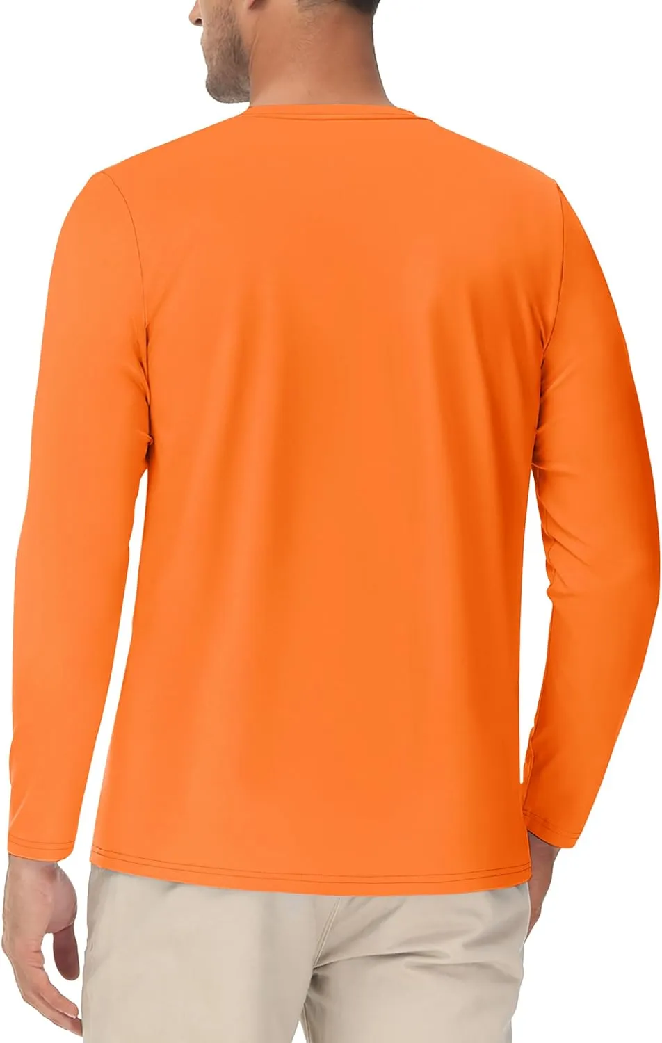 EKLENTSON Men's UPF 80  Sun Protection Shirts Long Sleeve Rash Gurad Quick Dry Swim Shirt Lightweight