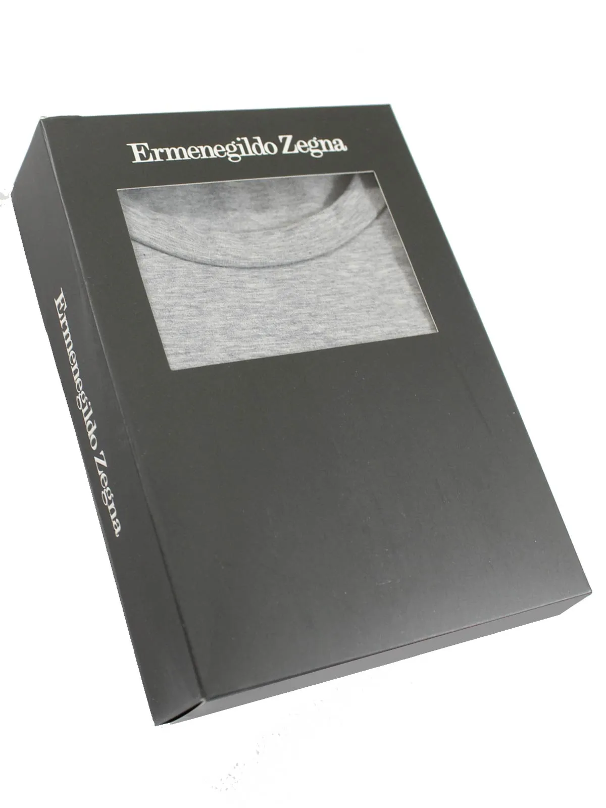 Ermenegildo Zegna Long Sleeve T-Shirt Gray M FINAL SALE