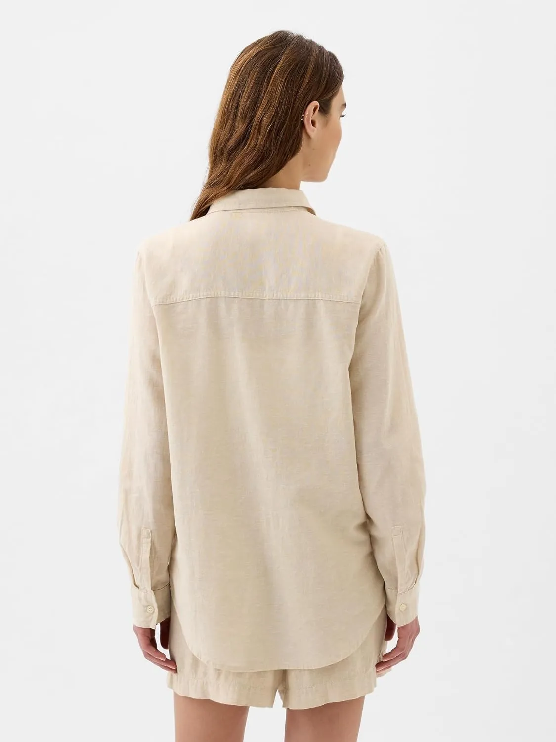 GAP Women's Linen Easy Shirt