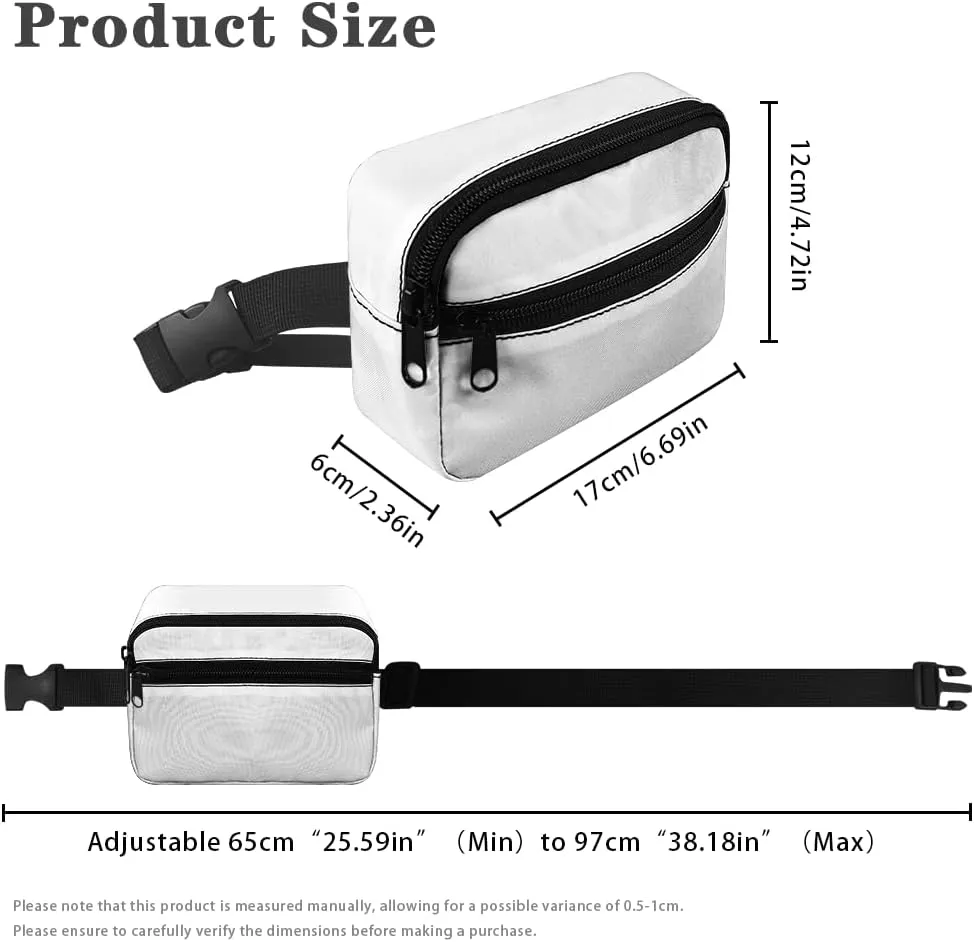 GIFTPUZZ Butterfly Wallet Pouch with Adjustable Belt for Children Sports Running Fanny Pack for Kids Waist Bag Small Hipsack Waist Pack Fanny Phone Wallet