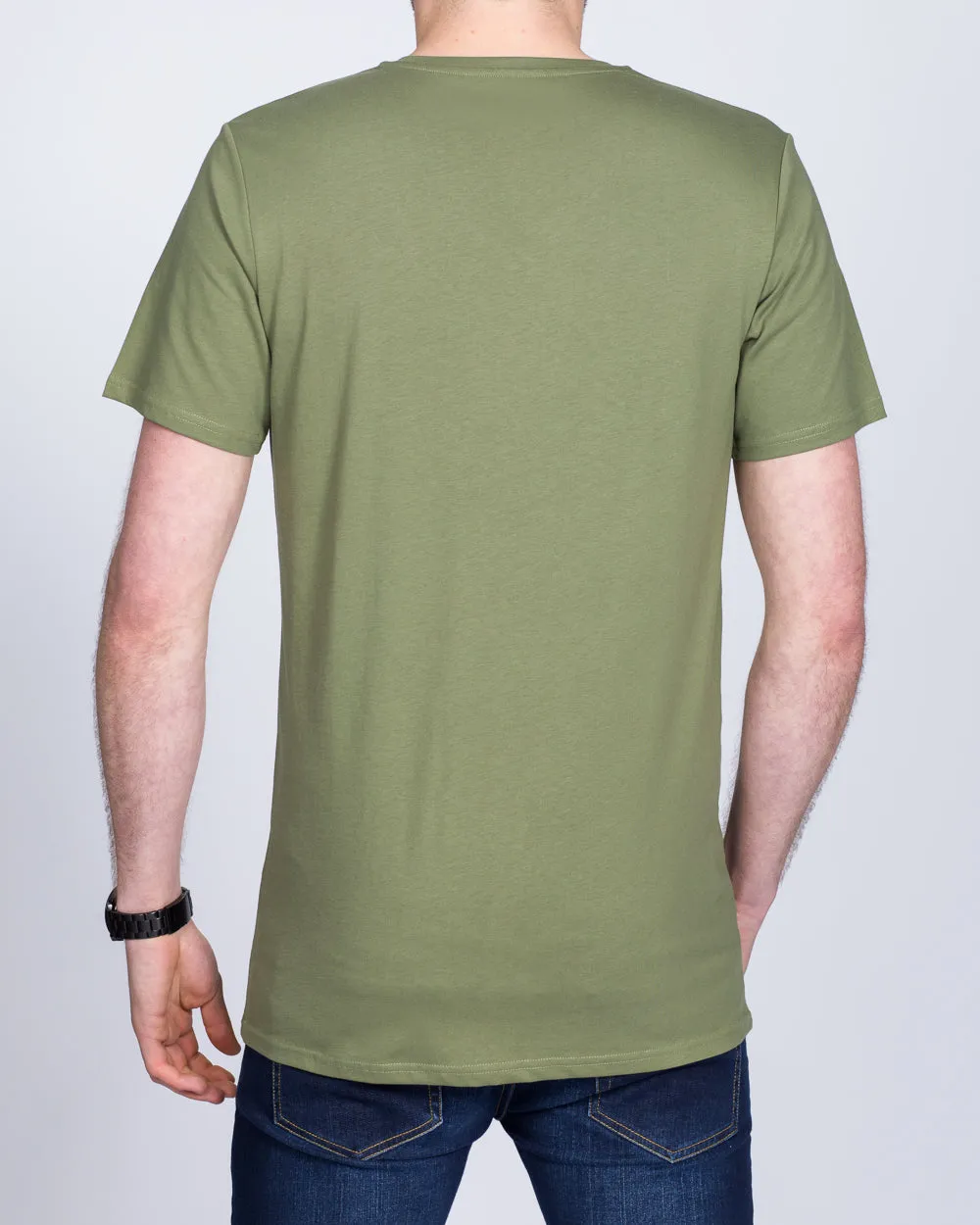 Girav New York Extra Tall V-Neck (olive green)
