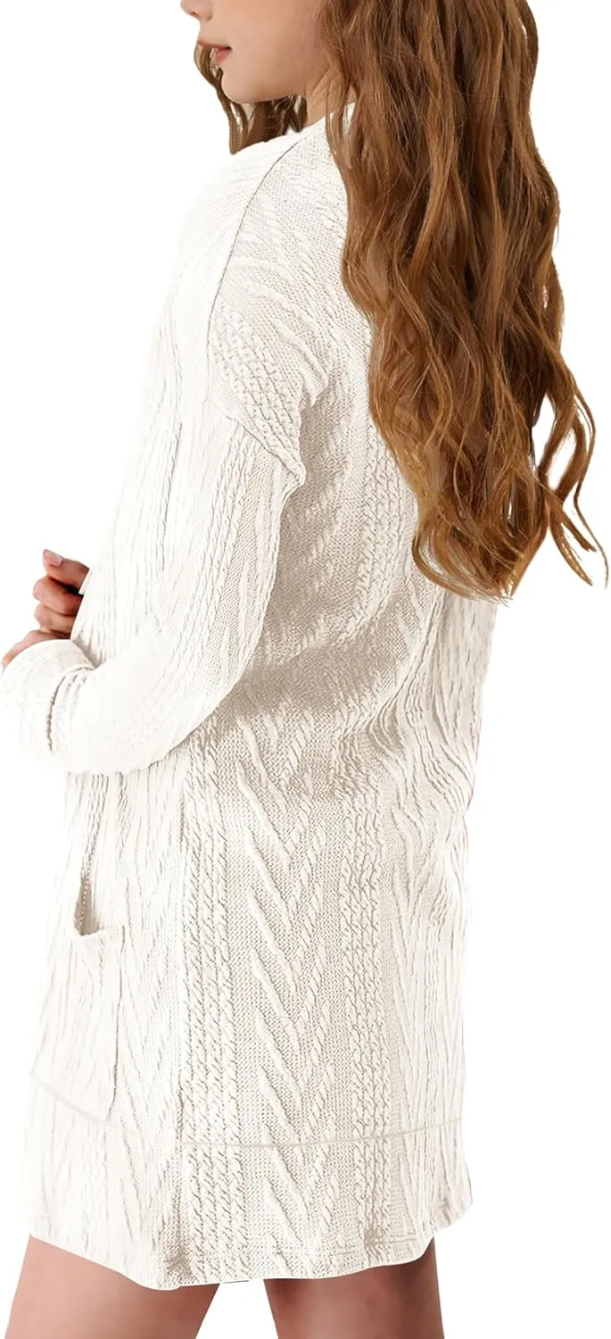 Girl's Cardigan Summer Long Sleeve Soft Boho Cardigans Beach Cover UP