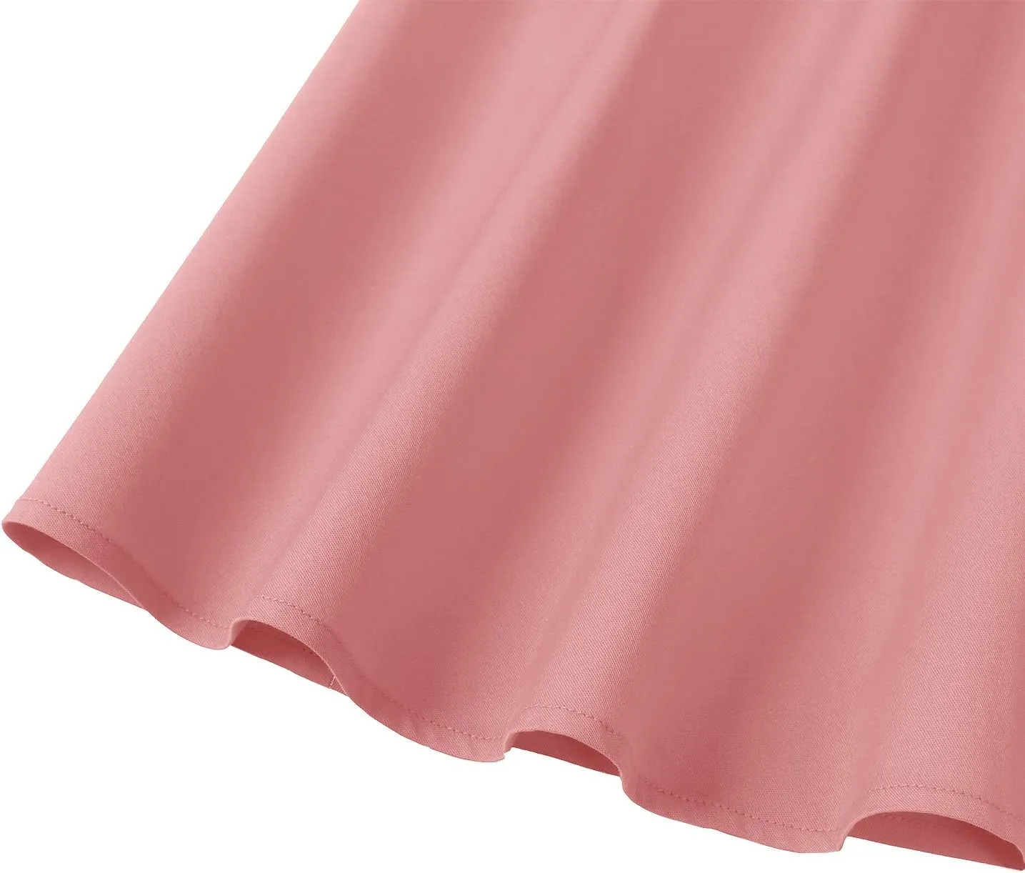 GOOBGS Women's 1950s Retro Vintage Spaghetti Strap Cocktail Swing Dresses with Pockets
