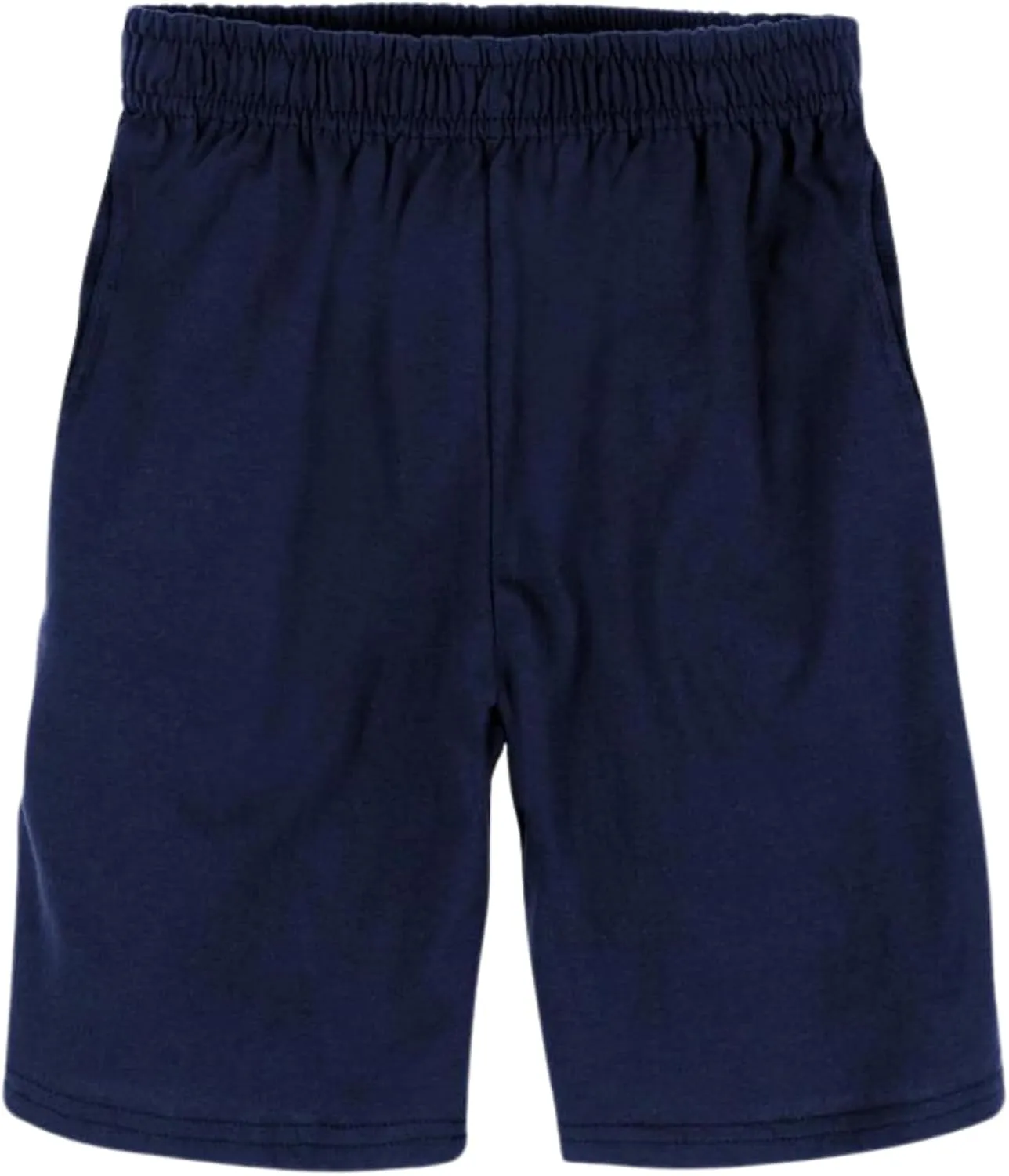 Hanes Boys Jersey Shorts Pack, 2-Pack, Cotton Shorts for Boys with Pockets, Pull-On Shorts