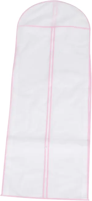 Healifty 1Pc Nonwoven Bridal Gown Garment Bag Long Edge Dress Cover Lightweight Wedding Dress Protector for Storage Travel Prevents Dust Wrinkles