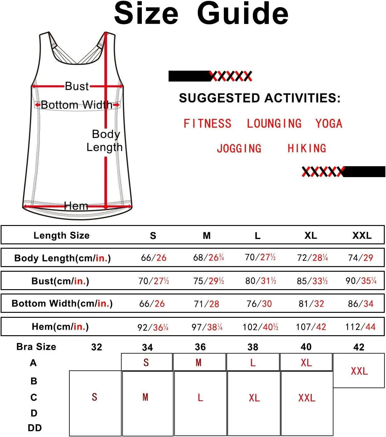 icyzone Workout Tank Tops Built in Bra - Women's Strappy Athletic Yoga Tops, Exercise Running Gym Shirts