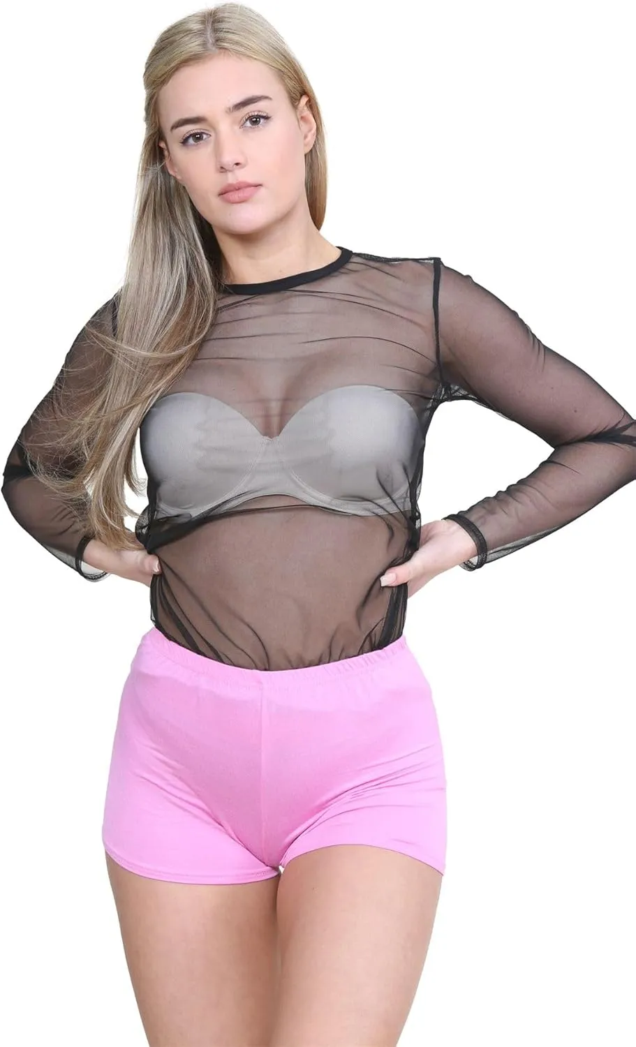Janisramone Women's Mini Shorts, Workout Shorts - Chic Hot Pants for Dance Gym Shorts Women | Perfect Summer Booty Shorts