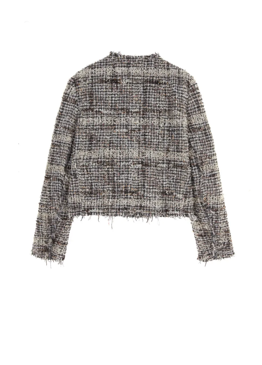 JNBY Cropped Jacquard Down Coat