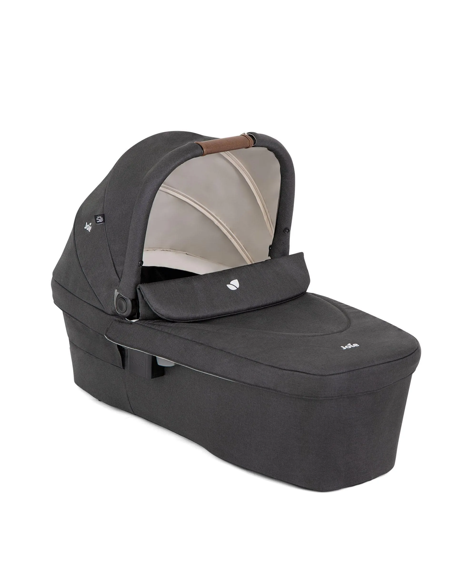 Joie Verstax Pushchair Bundle with i-Snug Carseat & Ramble Carrycot - Shale