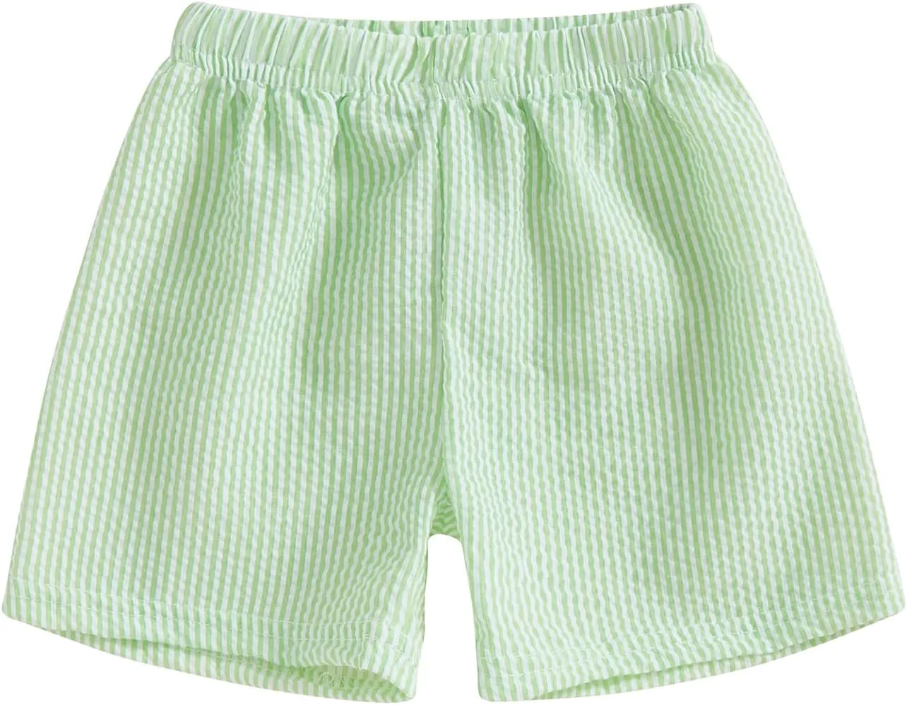 Karuedoo Toddler Baby Boy Girl Shorts Gingham Plaid/Seersucker Shorts Summer Casual Elastic Waist Shorts Pants Bottoms