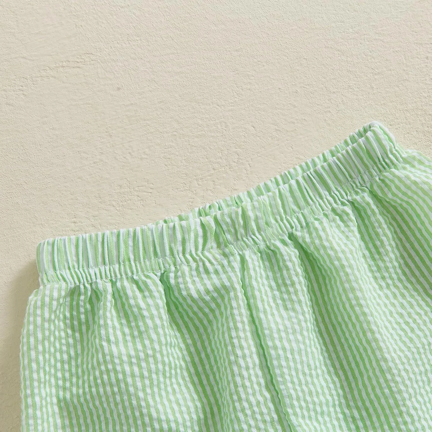 Karuedoo Toddler Baby Boy Girl Shorts Gingham Plaid/Seersucker Shorts Summer Casual Elastic Waist Shorts Pants Bottoms