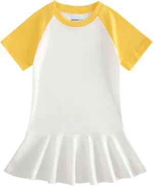 Kids Toddler Girls Tennis Dress Outfit Sleeveless Dress Athletic Skorts and Pol Tank Top Sets