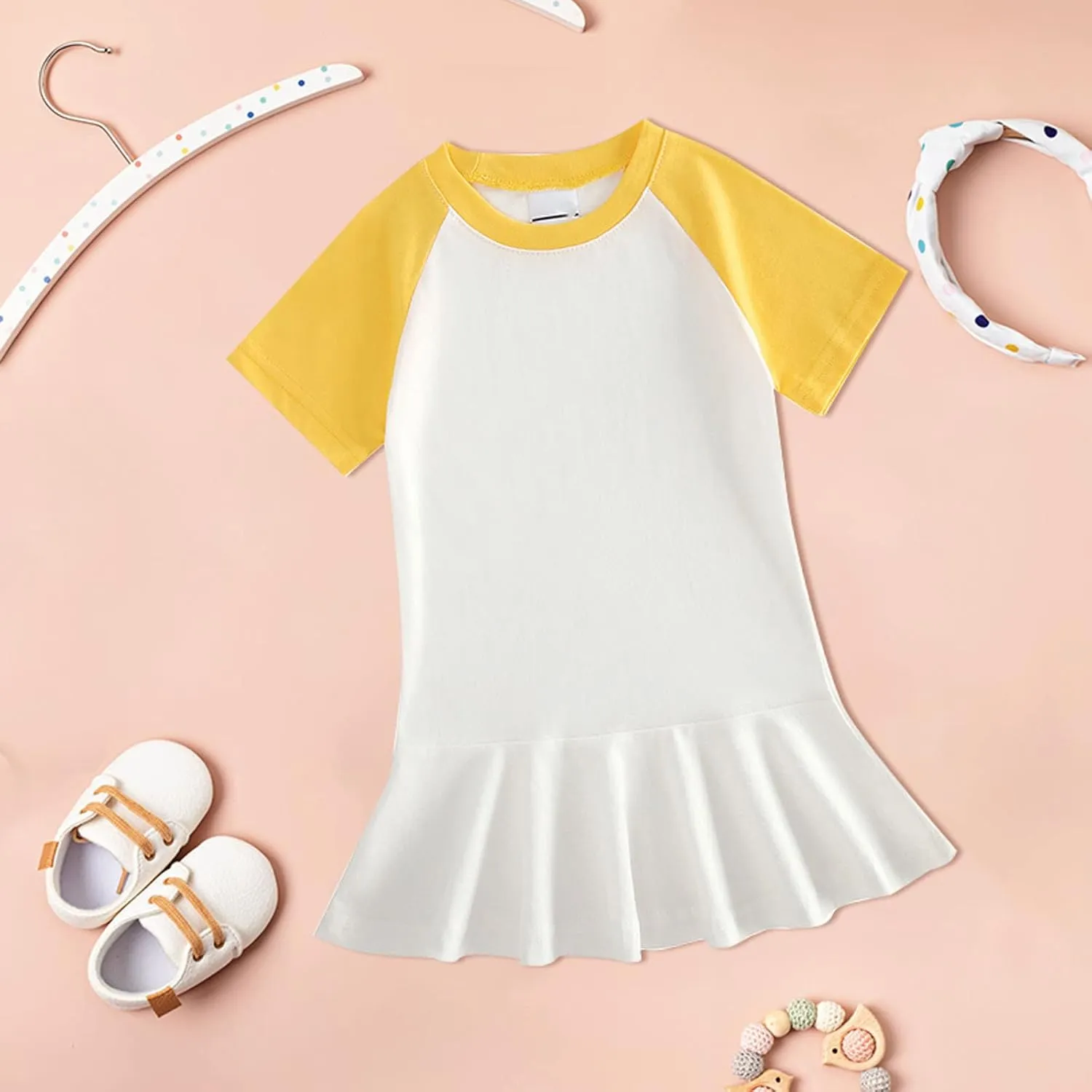Kids Toddler Girls Tennis Dress Outfit Sleeveless Dress Athletic Skorts and Pol Tank Top Sets