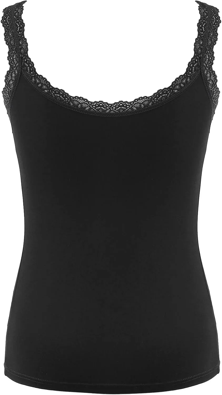Lace Camisole Tops for Women Cute Sleeveless Ribbed Square Neck Crop Tank Top Women Sexy Summer Cami Shirts for Women