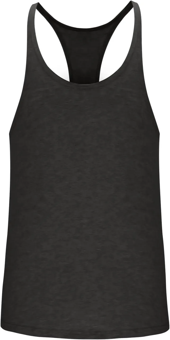 Mens Basic Stringer Tank Tops Y-Back Bodybuilding Muscle Sleeveless T-Shirts Cotton Gym Workout Fitness Tank Shirt