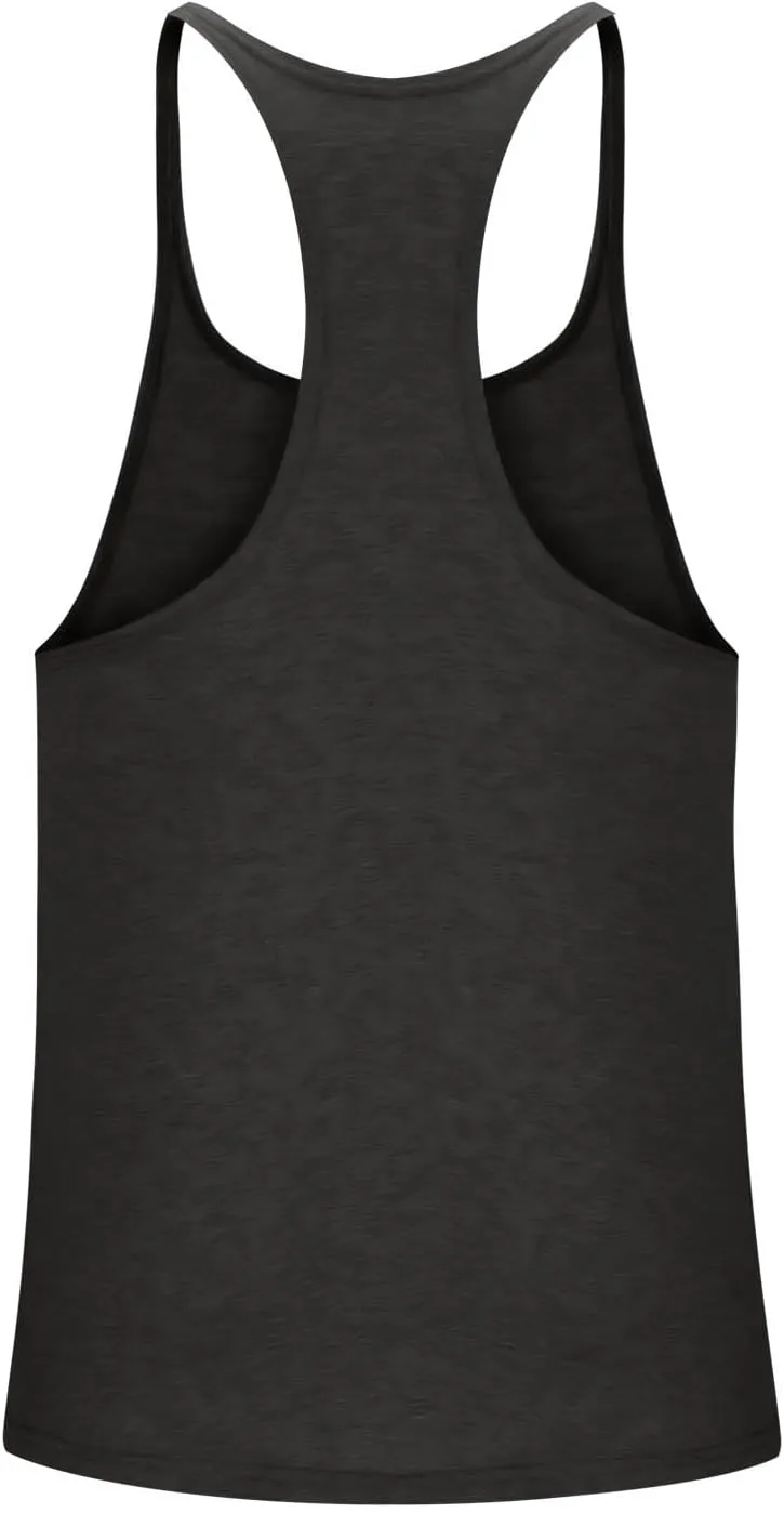 Mens Basic Stringer Tank Tops Y-Back Bodybuilding Muscle Sleeveless T-Shirts Cotton Gym Workout Fitness Tank Shirt