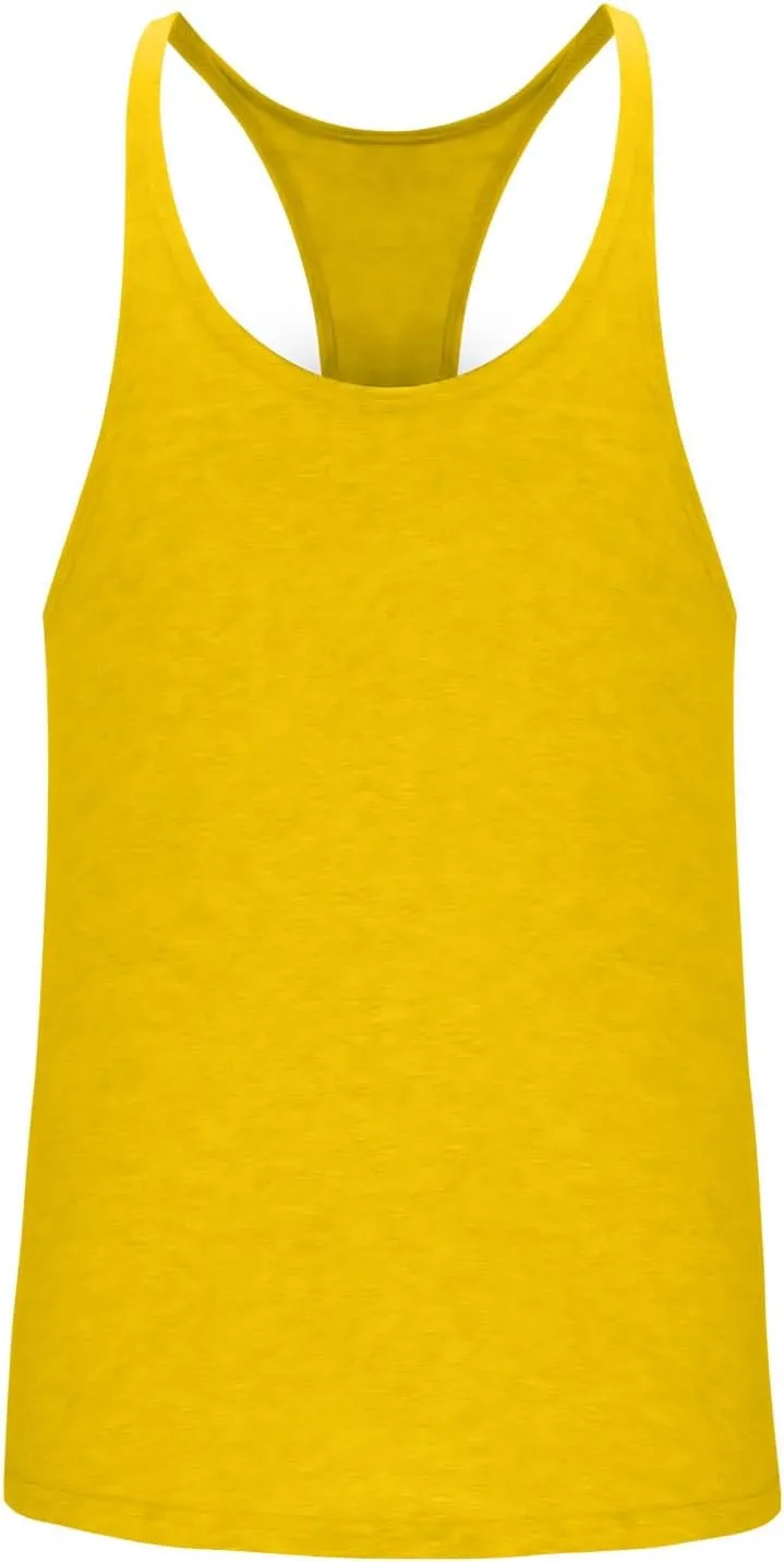 Mens Basic Stringer Tank Tops Y-Back Bodybuilding Muscle Sleeveless T-Shirts Cotton Gym Workout Fitness Tank Shirt