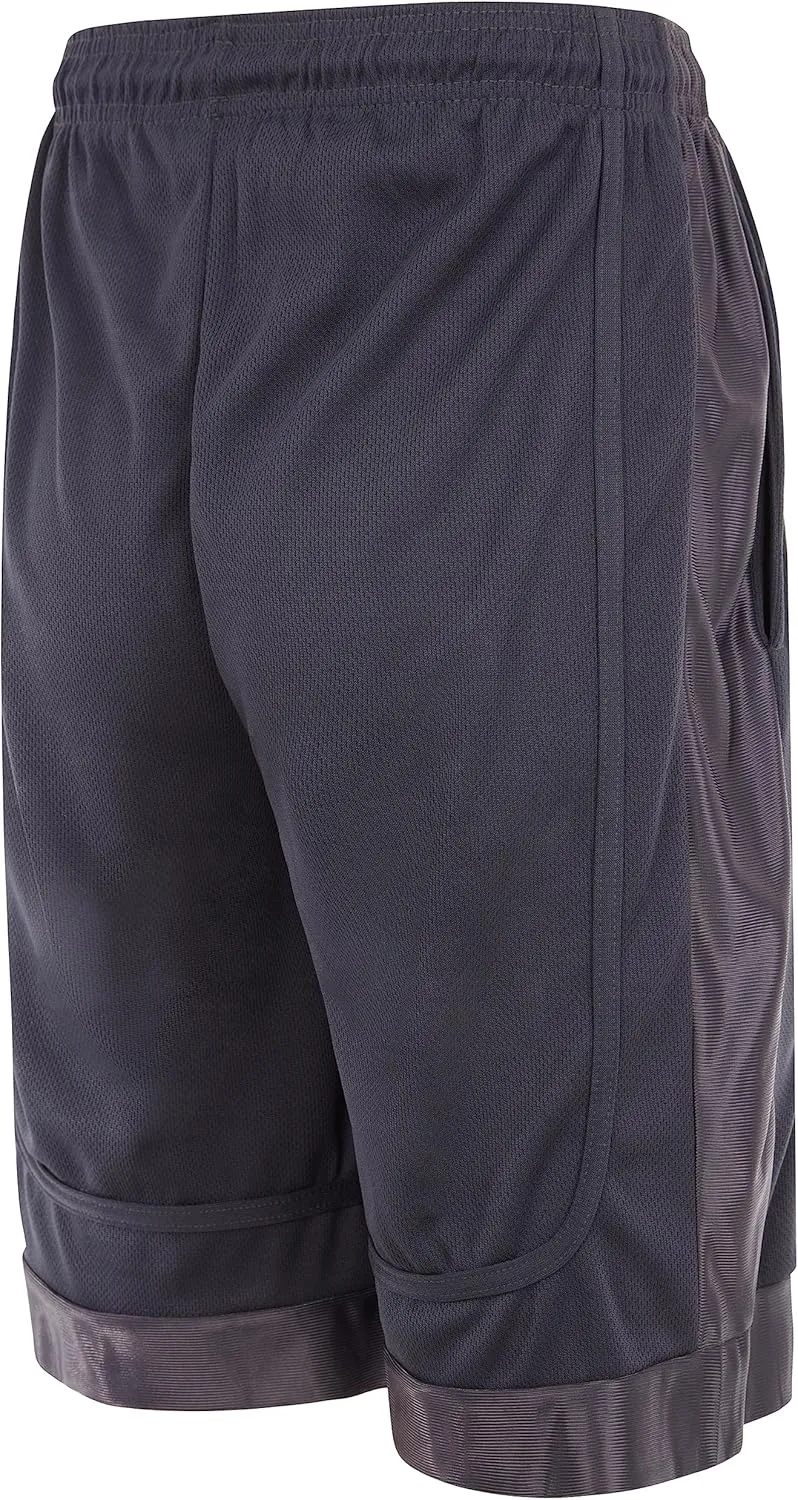 Mens Basketball Shorts with Pockets, Active Athletic Performance Gym Workout Shorts for Men Workout Shorts, 4 Pack