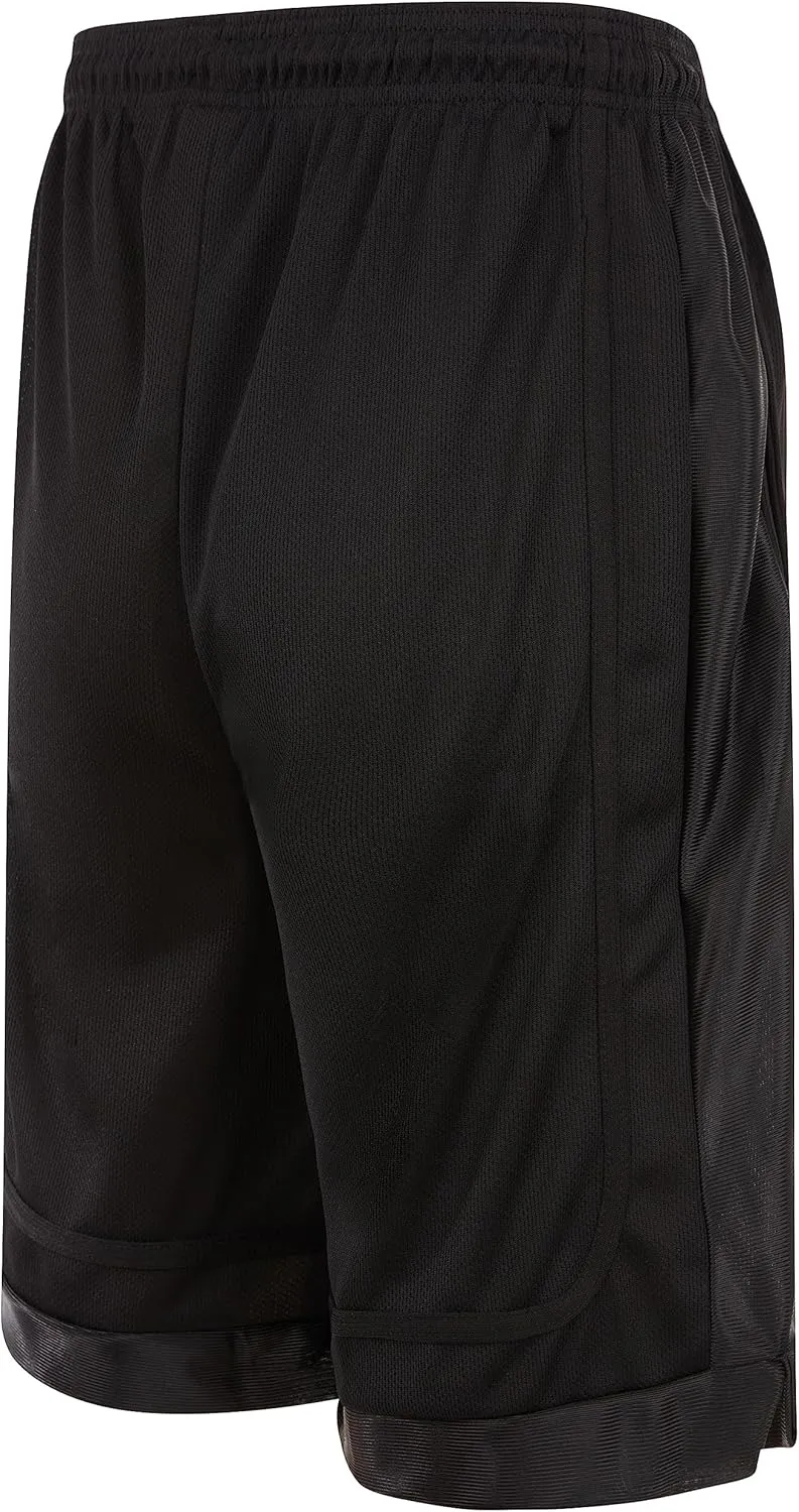 Mens Basketball Shorts with Pockets, Active Athletic Performance Gym Workout Shorts for Men Workout Shorts, 4 Pack